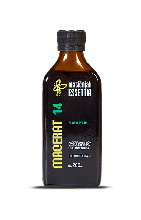 Macerat 14 - slatki pelin u ulju crnog kima 200ml